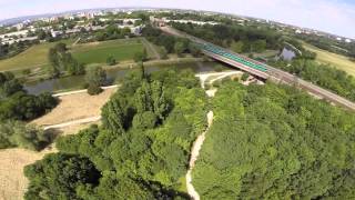 preview picture of video 'Aerial View of Niddapark in Germany'