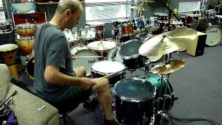 Jerome Deupree Plays His Tempus Drums - Part 1