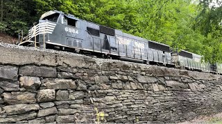 Norfolk Southern H66 heading down the gorge.