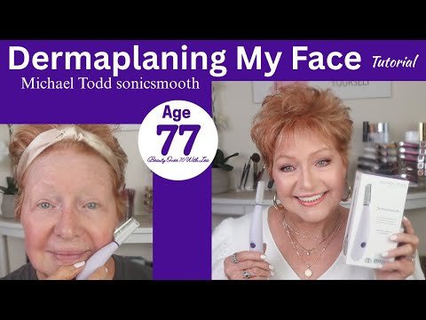 DERMAPLANING  My Face  ✨Michael Todd Sonicsmooth Tool
