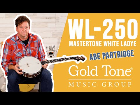 Gold Tone WL-250 White Ladye Professional Vintage Style Armrest Maple Neck Openback Banjo w/Hard Case image 8