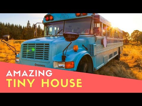 Beautiful School Bus Converted Into Stunning Off-Grid Home and Mobile Business