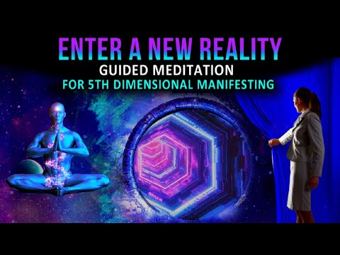 Law of Attraction Meditation for 5th Dimension Manifesting & Raising Your Vibration [Guided]