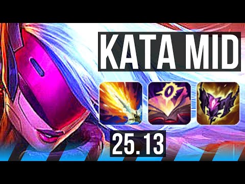 KATARINA vs KAYLE (MID) | Quadra, Legendary, 21/3/5 | EUNE Challenger | 25.13