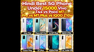 🥊 Best 5G Phone Under ₹15K? “कौन जीतेगा? Vivo T4x vs Poco M7 Pro / M7 Plus vs iQOO Z10x”@techbande||
