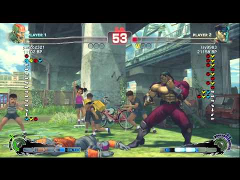 藍弟 lsy9983 [Bison] vs perico2321 [Dhalsim] SSF4 Japanese Online Ranked Matches - TRUE-HD