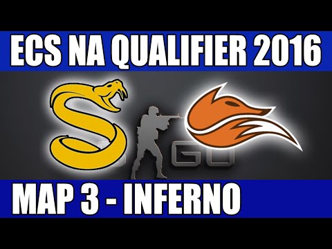 Splyce vs Echo Fox | Map 3 (Inferno) ECS NA Qualifier 2016 | SPY vs FOX