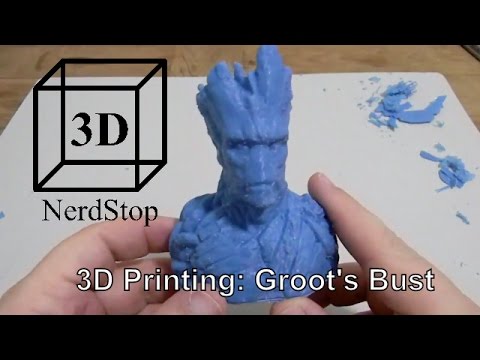 3D Printing: Groot's Bust