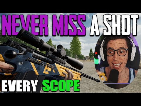 ULTIMATE PUBG SCOPE GUIDE | HOW TO AIM EVERY SCOPE | PUBG TIPS & TRICKS |