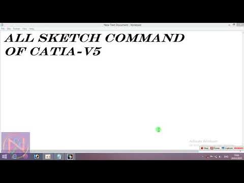 CATIA Training Course Exercises for Beginners - 1 | CATIA Sketcher Practice 2020