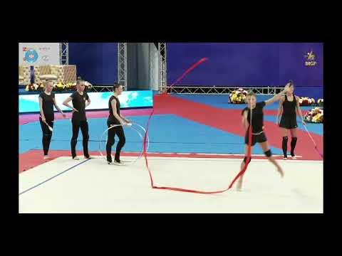 Alexandra SOLDATOVA ribbon training World cup Sofia 2019