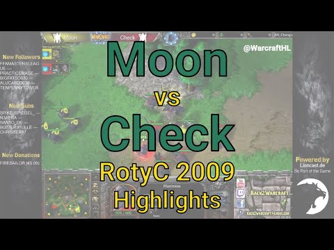 Warcraft 3: Moon [NE] vs Check [NE] - RotyC 2009 | Historical Highlights