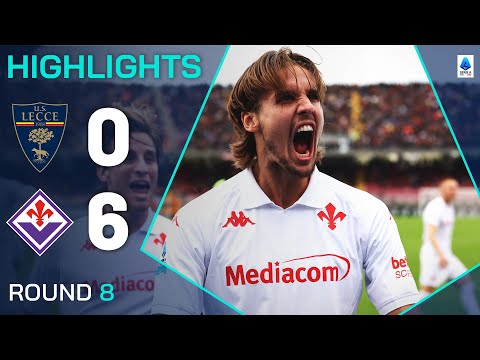 LECCE-FIORENTINA 0-6 | HIGHLIGHTS | Huge win for Fiorentina | Serie A 2024/25
