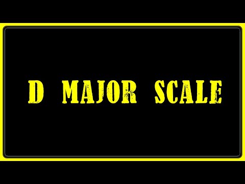 One Minute Sax Lessons (Beginner) - How To Play D Major Scale On Alto Saxophone