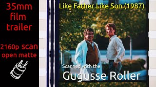 Like Father Like Son (1987) 35mm film trailer, flat open matte, 2160p