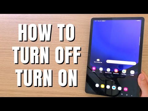 How To Turn Off or Turn On Samsung Galaxy Tab s9