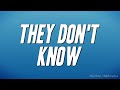 Jon B They Don T Know Lyrics