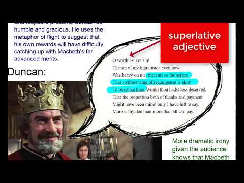 Macbeth Act 1 scene 4 analysis and revision