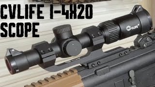 CVLife 1-4 X 20 Adjustable Scope