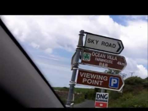 Driving the Sky Road in Clifden, Ireland