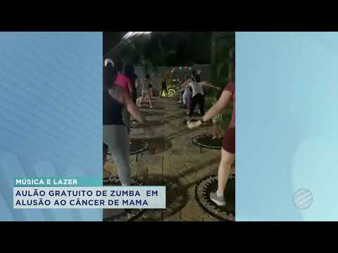 AULÃO GRATUITO DE ZUMBA EM ALUSÃO AO CÂNCER DE MAMA