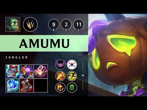 Amumu Jungle vs Kindred - KR Master Patch 25.07