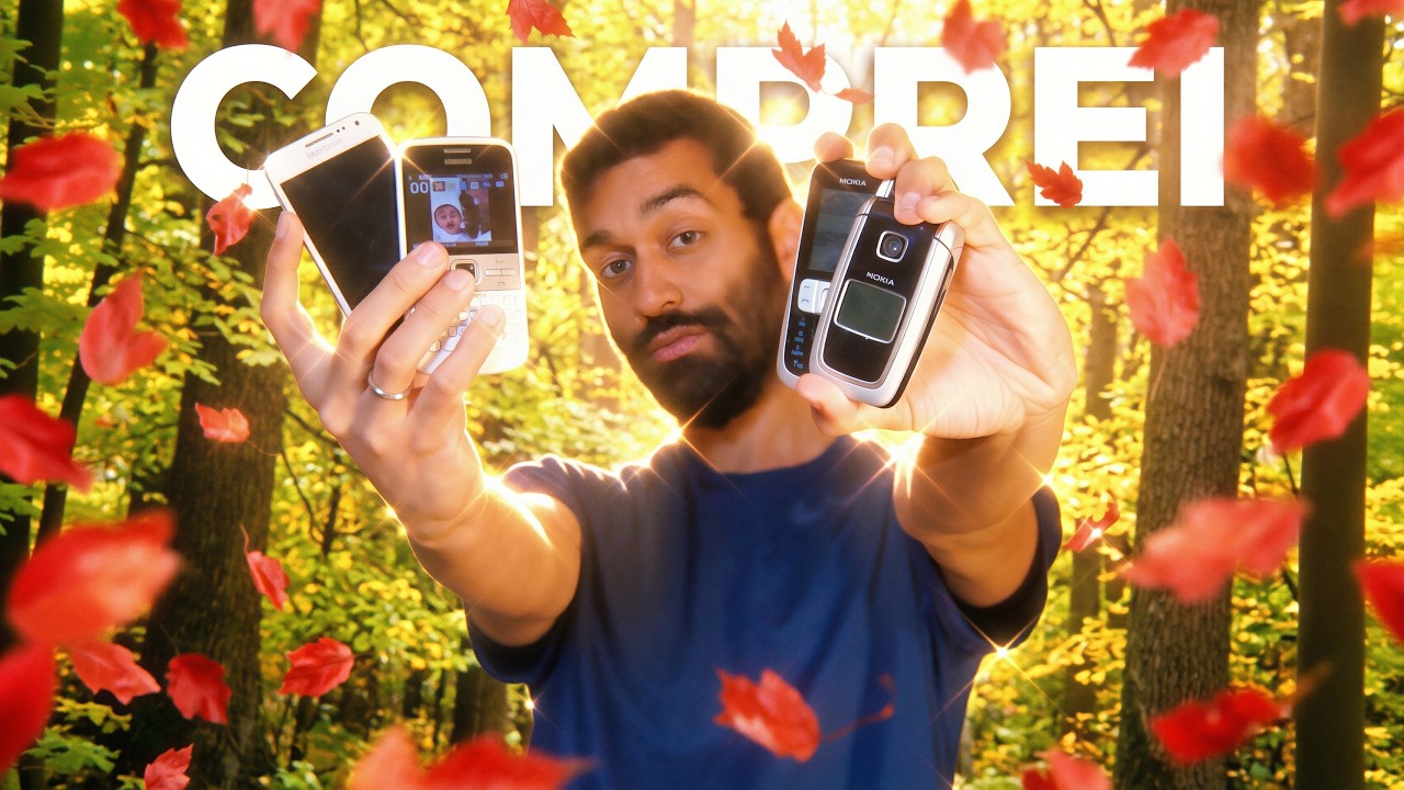 ✹COMPREI 4 CELULARES por 100R$ num FERRO VELHO, PERDI DINHEIRO??? 😭💸 #retro #tech