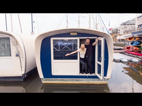 WIR ÜBERNACHTEN AUF EINEM HAUSBOOT - Bestes AirBnB in Göteborg, Schweden