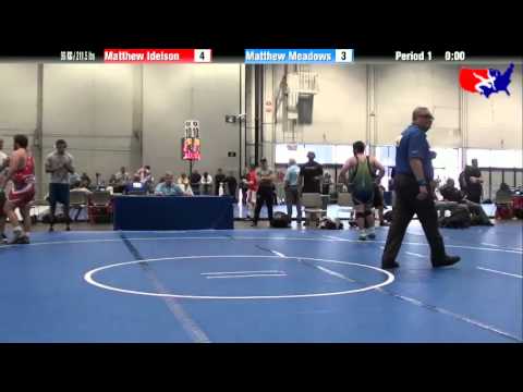 Matthew Idelson vs. Matthew Meadows at 2013 Junior Nationals - FILA - FS