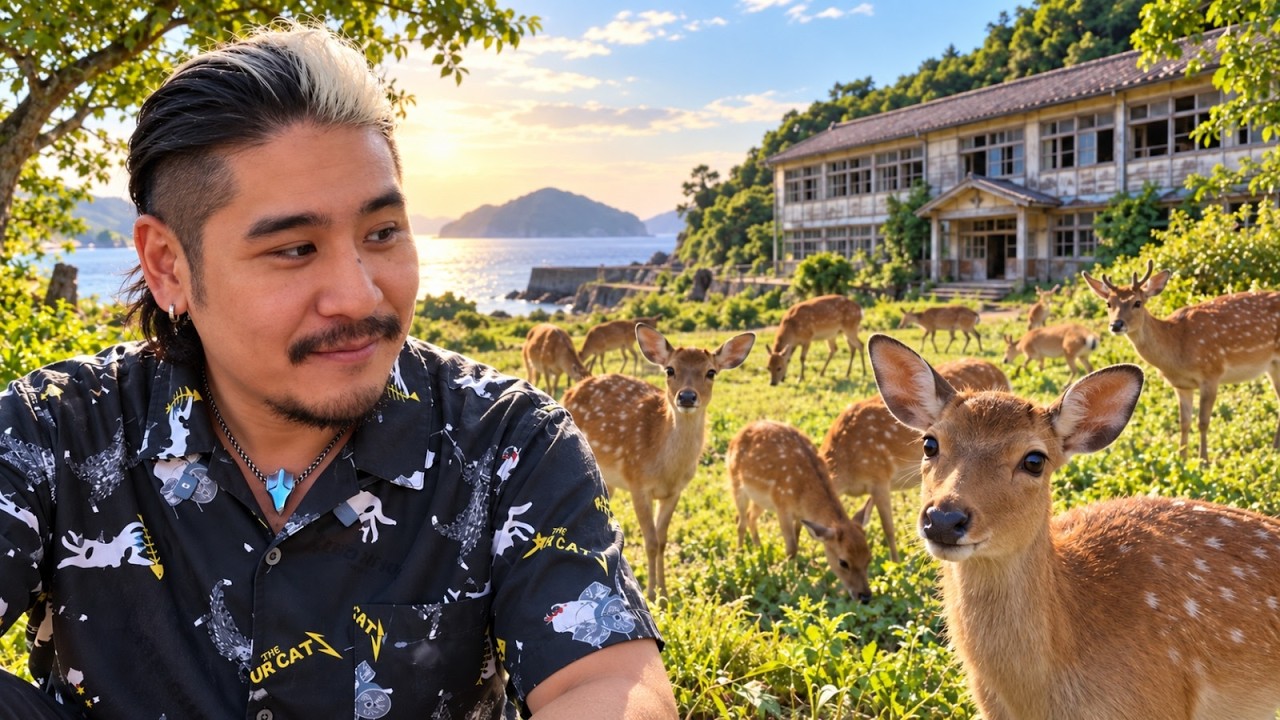 🦌 Duermo en la isla en ruinas donde solo quedan ciervos.