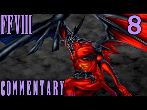 Final Fantasy VIII Walkthrough Part 8 - Diablos GF Summon Boss Battle & 1st Card Game
