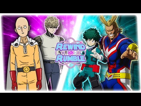 ONE PUNCH MAN vs MY HERO ACADEMIA! (Genos & Saitama vs All Might & Deku) | REWIND RUMBLE!