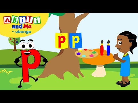 Learn Letter P! | The Alphabet with Akili | Cartoons for Preschoolers