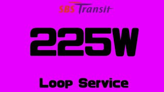 SBS Transit Feeder Bus Service 225W | Route Visual/Hyperlapse