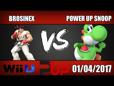 Brosinex (Ryu) vs. PowerUp | Snoop (Yoshi) - Wii U Winners Round 3 - SOS