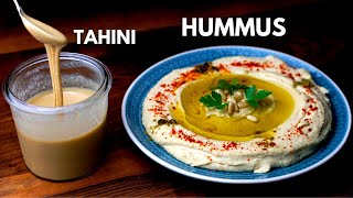 Easy Homemade Tahini and my Favorite Hummus Recipe