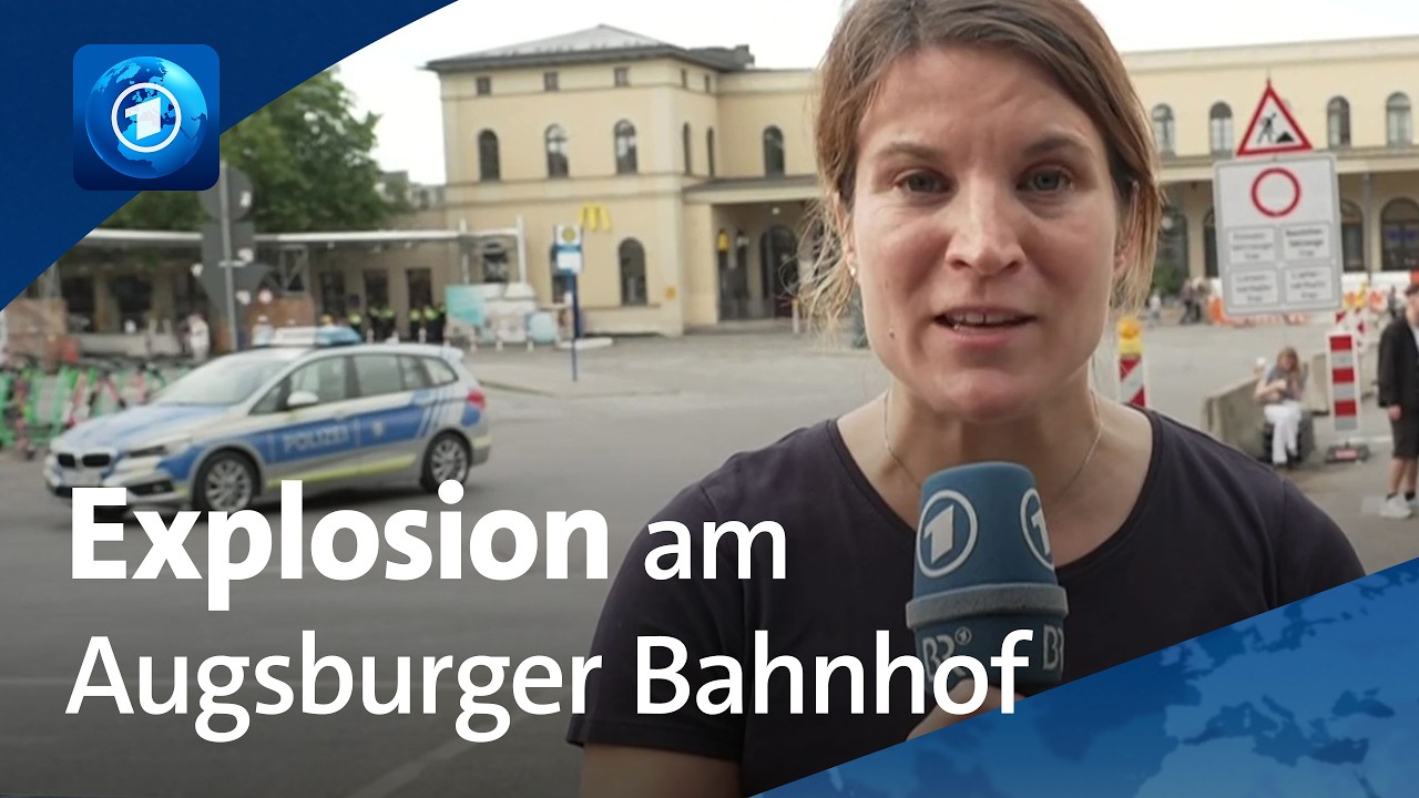 Zwei Menschen leicht verletzt: Unbekannter Gegenstand in Augsburg explodiert