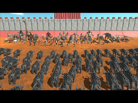 GORGON VS FACTION with same price - Animal Revolt Battle Simulator