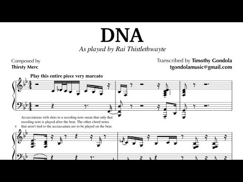 Rai Thistlethwayte| DNA- Transcription