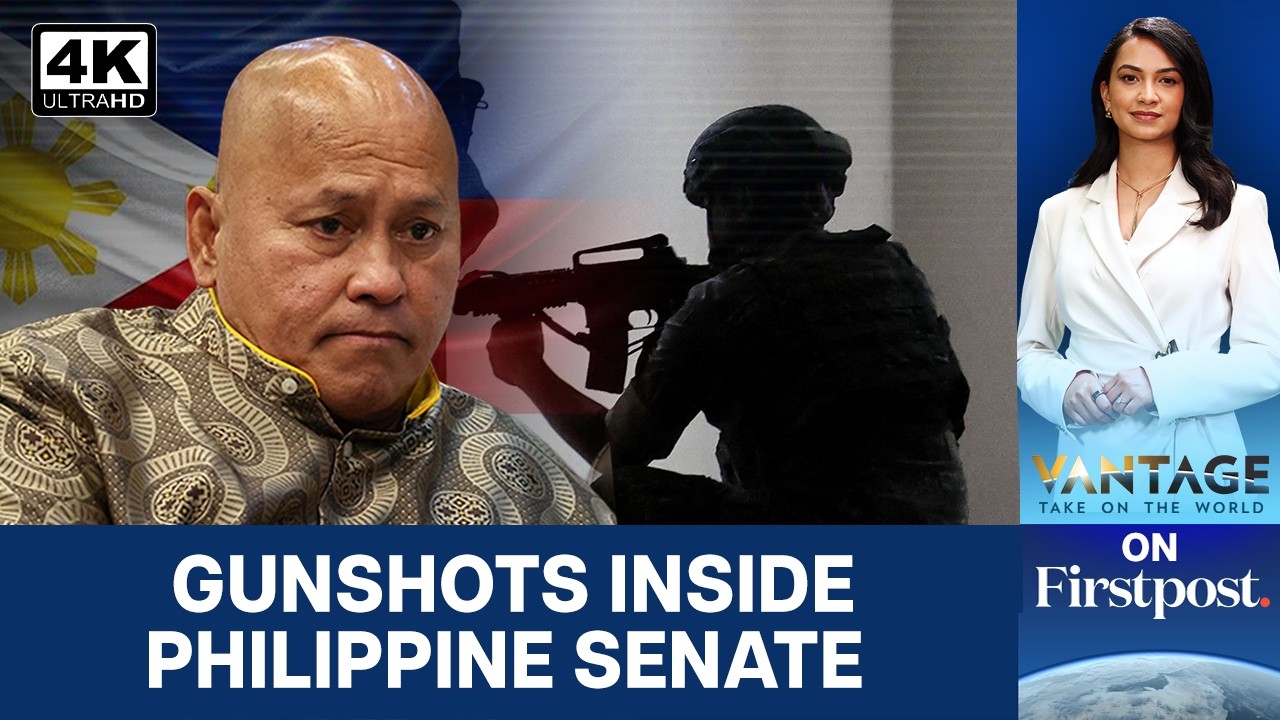 Philippine Senate Rocked by Gunfire as ICC wanted Senator Evades Arrest | Vantage on Firstpost | 4K