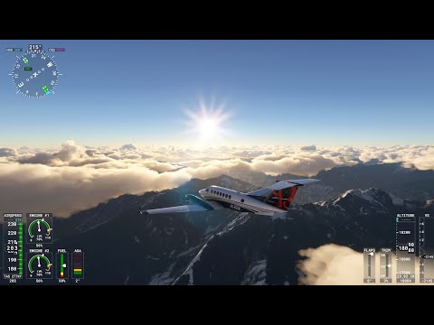 MICROSOFT FLIGHT SIMULATOR | Amazing Mountain Near-Miss | Fly thru Himalayas | THE SCENIC ROUTE e38
