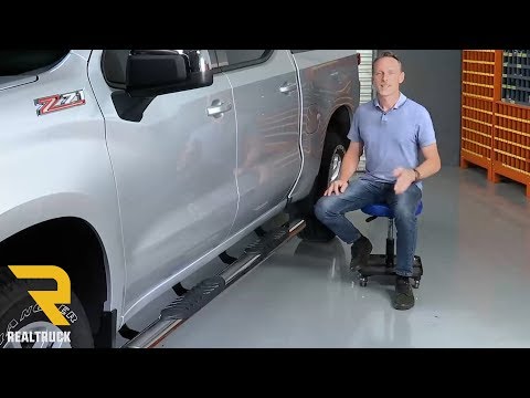 How to Install Ionic 5" Stainless Nerf Bars on a 2019 Chevy and GMC 1500 Crew Cab