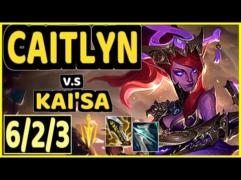 WAYNE (CAITLYN) vs KAI'SA - 6/2/3 KDA BOTTOM ADC CHALLENGER GAMEPLAY - KR