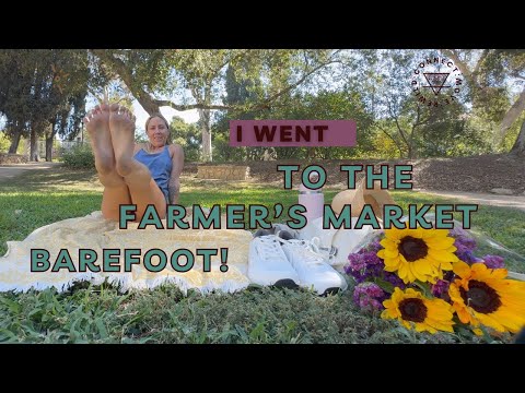 Ich bin barfuß über den Bauernmarkt gelaufen!