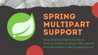 Multipart file support in Spring Boot | CodedTribe