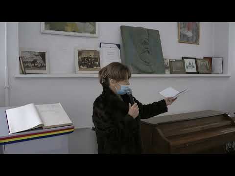 CPVL Iași, 166 ani - prof. Eugenia Drișcu la Muzeul Școlii