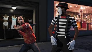 GTA 5 - MIME GOT ANGRY | Mine shoot people #gta5gameplay #gta5 #gtav