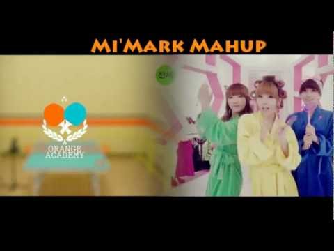 Orange caramel vs Rainbow pixie - lipstick hoi hoi