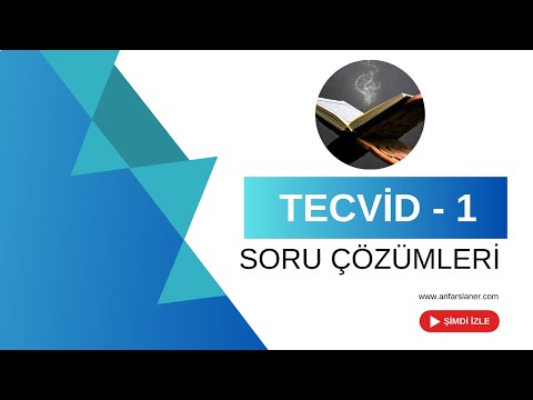 DHBT DKAB - Tecvid - Genel Tekrar ve Soru Çözümleri - 1