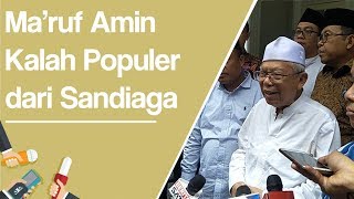 Sandiaga Lebih Populer, Kubu Jokowi: Itu Karena Pak Ma'ruf Belum Safari Politik